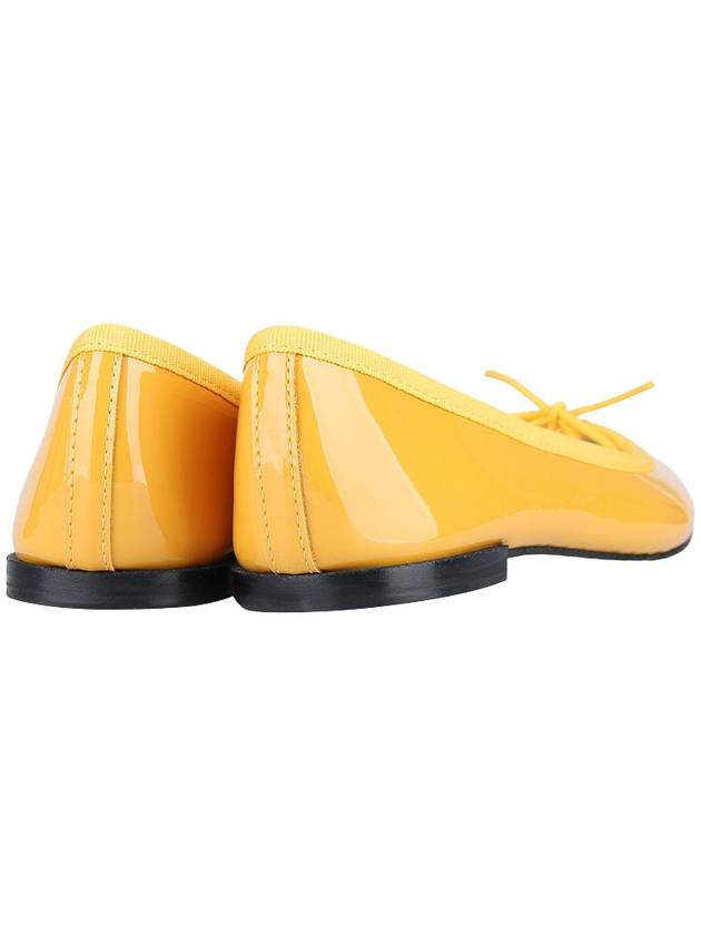 Women's Cendrillon Leather Ballerinas Yellow - REPETTO - 6