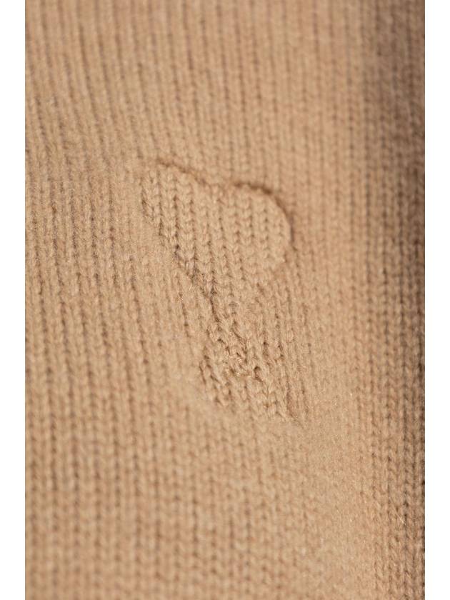 Ami Alexandre Mattiussi Wool Turtleneck, Women's, Beige - AMI - BALAAN 5