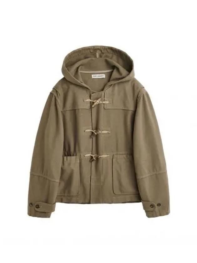 WOol Crop Duffle Coat Brown - OUR LEGACY - BALAAN 2