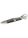 Buffalo leather bayonet key ring black S8HA814P146 - BALMAIN - BALAAN 4