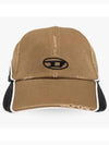 C Dale Distressed Colour Block Base Ball Cap Brown - DIESEL - BALAAN 3