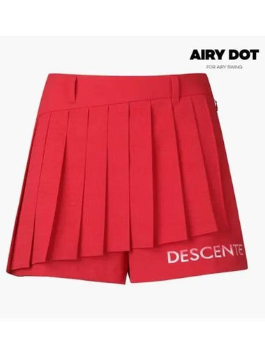 GOLF Women s Perforated Pleated Short Pants DP22WFSP62 - DESCENTE - BALAAN 1