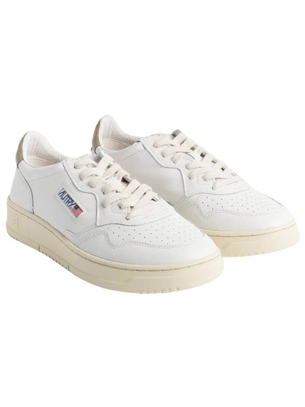 Men's Medalist Leather Low Top Sneakers White - AUTRY - BALAAN 2