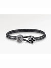 Men's Catch It Monogram Bracelet Black - LOUIS VUITTON - BALAAN 2