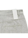 Natural Nef Loose Fit Denim Jeans Ivory - NOIRER - BALAAN 7