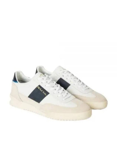 Dover Suede Leather Low Top Sneakers White - PAUL SMITH - BALAAN 2