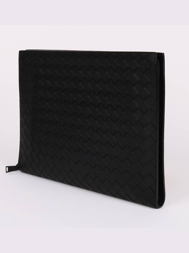 New Document Black Large Clutch Bag - BOTTEGA VENETA - BALAAN 2