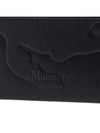 Camouflage Embossed Leather Card Wallet Black - MULBERRY - BALAAN 7