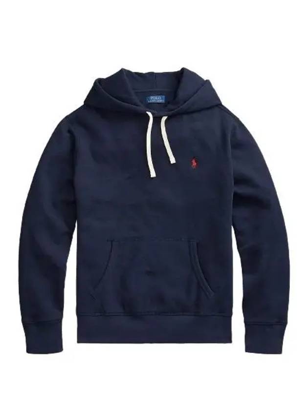 Embroidered Logo Pony Hoodie Navy - POLO RALPH LAUREN - BALAAN 2