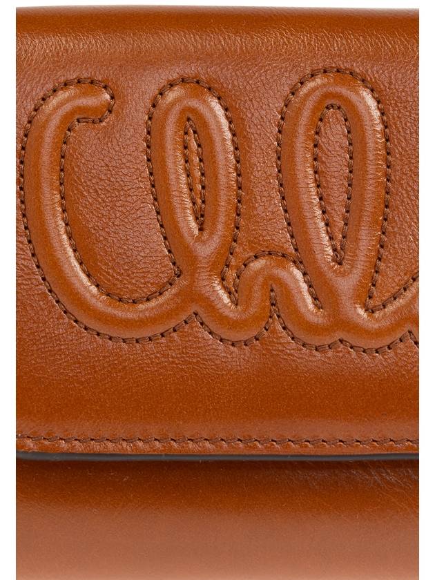 Chloé Leather Wallet, Women's, Brown - CHLOE - BALAAN 5