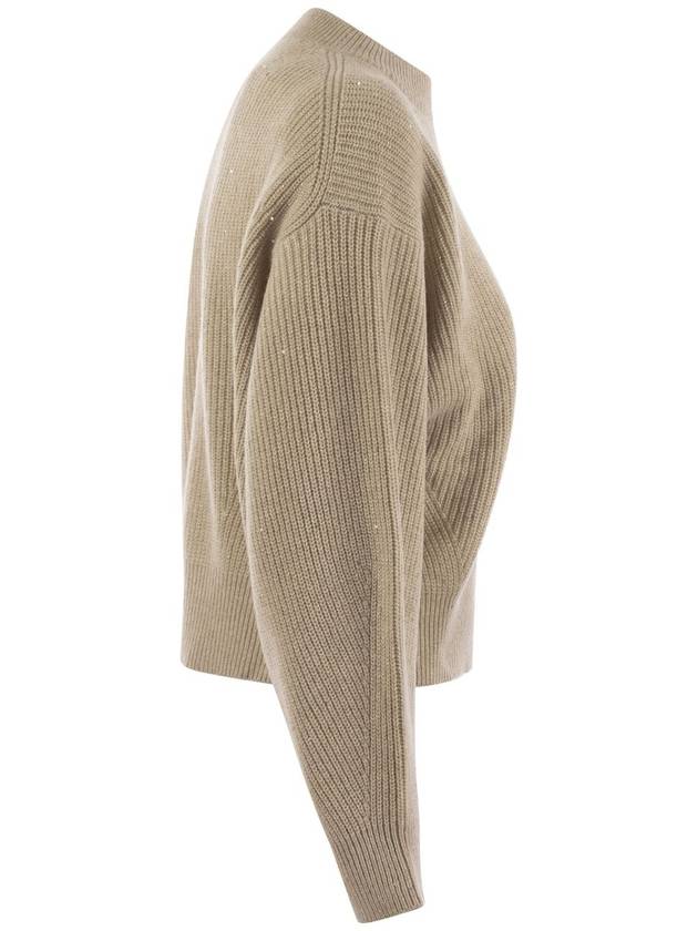 24FW Sweater MBM756900 C505 Beige - BRUNELLO CUCINELLI - BALAAN 4