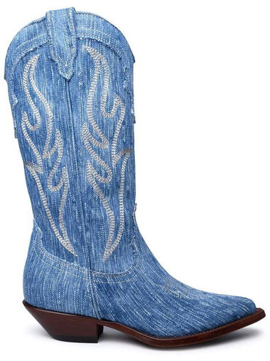 Sonora Light Blue Denim Boots - SONORA - BALAAN 1