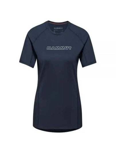 Selun FL Logo Short Sleeve T-shirt Navy - MAMMUT - BALAAN 2