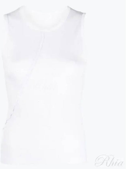 Twisted Muscle Tank Cotton Sleeveless White - HELMUT LANG - BALAAN 2