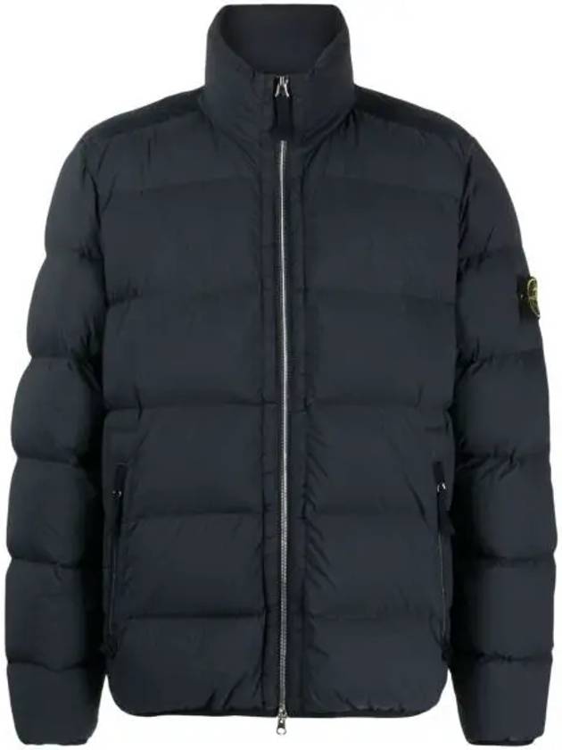 Seamless Tunnel Nylon Down Padding  Lead Gray - STONE ISLAND - BALAAN 2