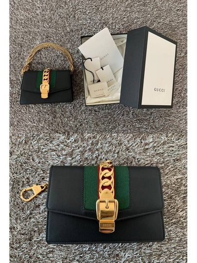 19 Chain Gold Mini Sylvie Bag - GUCCI - BALAAN 2