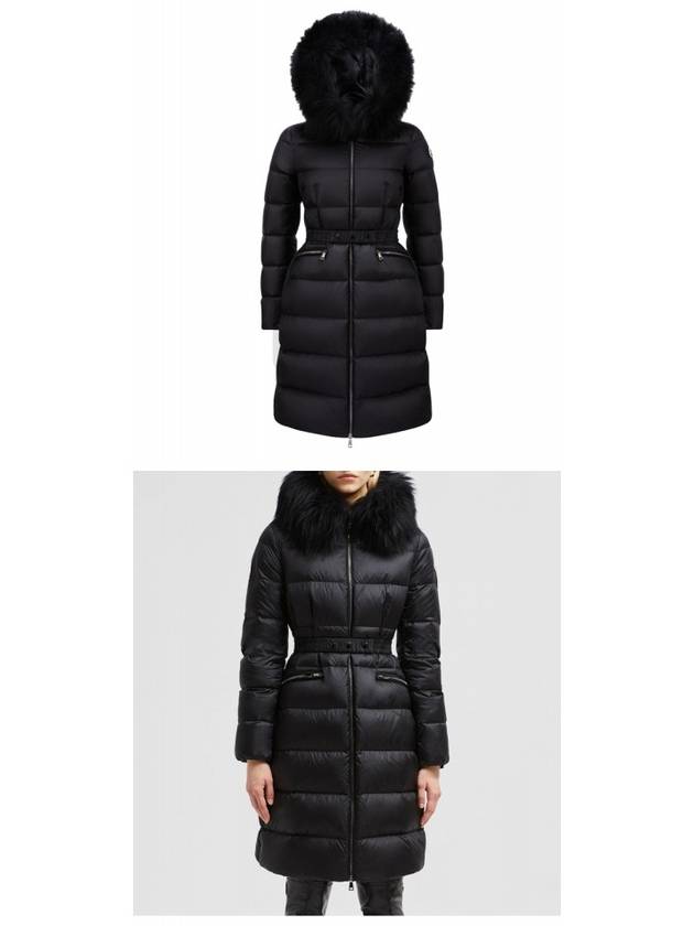 Women's Boedic Long Padding Black - MONCLER - BALAAN 5