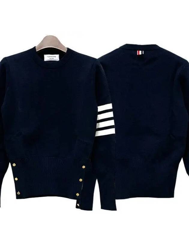 Women s Crepe Milanese Stitch Cotton Knit FKA2 1127061 - THOM BROWNE - BALAAN 1