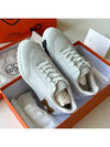 2024 Bouncing Sneakers Graphic Mesh Suede Goatskin Blanc 250 Size H232856ZH91 - HERMES - BALAAN 1