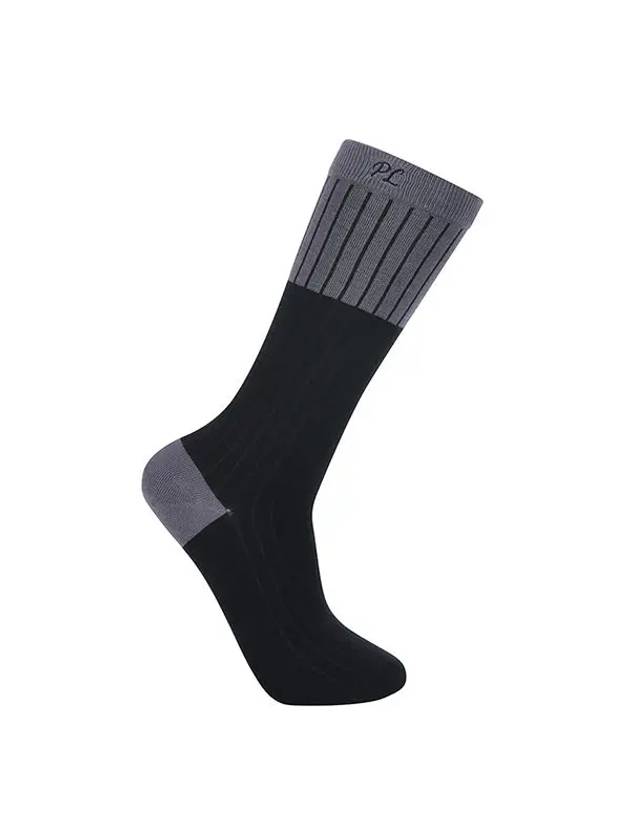 Color combination ribbed socksMX3AK011 - P_LABEL - BALAAN 8