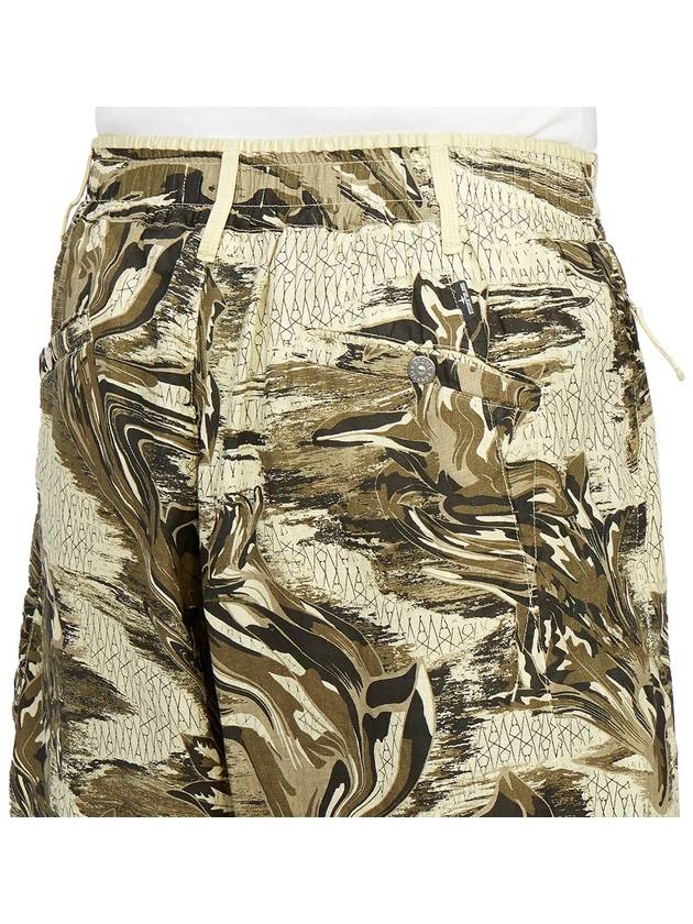 Shadow Project Print Bermuda Shorts Beige - STONE ISLAND - BALAAN 11