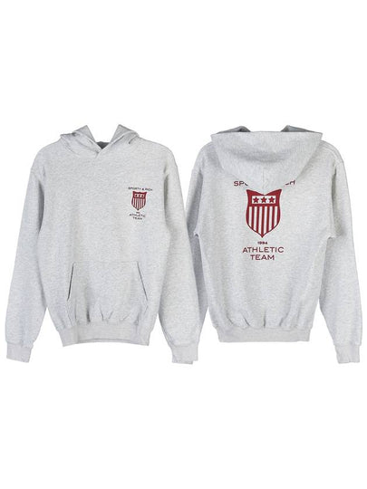 Athletic Team Hoodie Grey - SPORTY & RICH - BALAAN 2