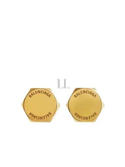 Garage Screw Earrings Gold - BALENCIAGA - BALAAN 2