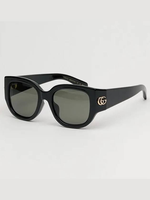 Square Frame Sunglasses Black - GUCCI - BALAAN 2