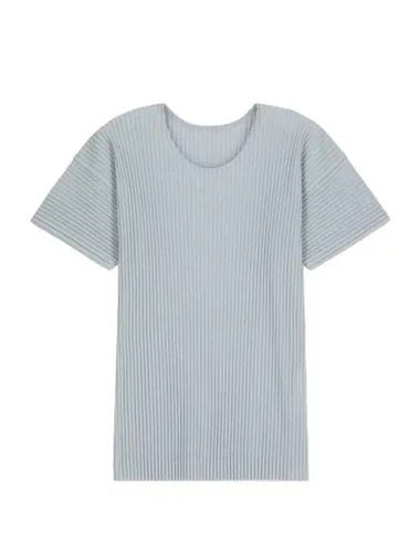 March pleated short sleeve t shirt light blue - ISSEY MIYAKE - BALAAN 1