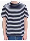 Emilien Short Sleeve T-Shirt Dark Navy Blue - A.P.C. - BALAAN 3