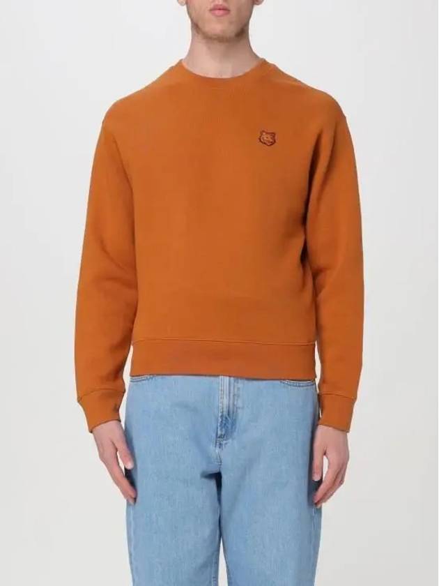 Bold Fox Head Cotton Sweatshirt Orange - MAISON KITSUNE - BALAAN 3