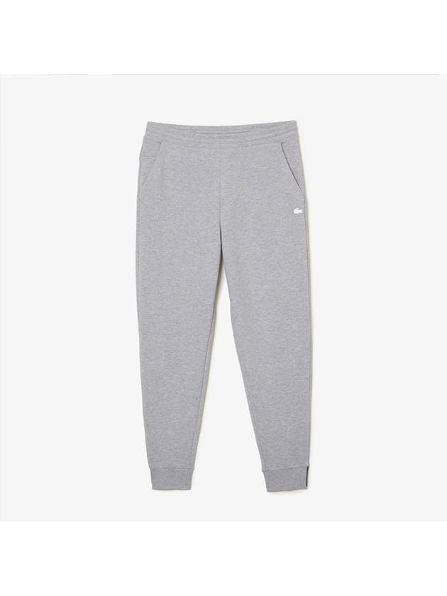 Slim Fit Cotton Blend Track Pants Grey - LACOSTE - BALAAN 7