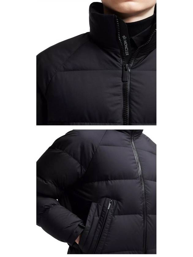 1A00082 596K7 999 JOUGLAR logo patch down padded black men s jacket TJ - MONCLER - BALAAN 5