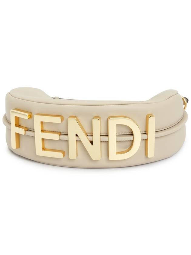 Fendigraphy Small Hobo Shoulder Bag Beige - FENDI - BALAAN 6