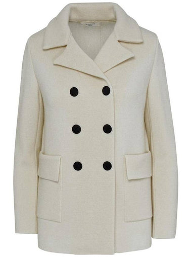 Charlott White Wool Coat - CHARLOTT - BALAAN 1