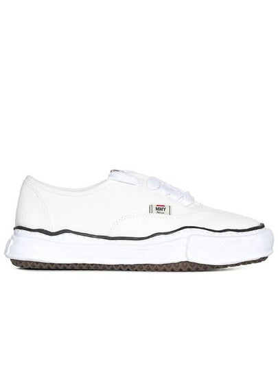 Baker OG Sole Canvas Low Top Sneakers White - MAISON MIHARA YASUHIRO - BALAAN 2