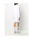 Classic sweater short dress white - THOM BROWNE - BALAAN 7