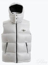 Marsh Hooded Padded Down Vest White - MONCLER - BALAAN 2