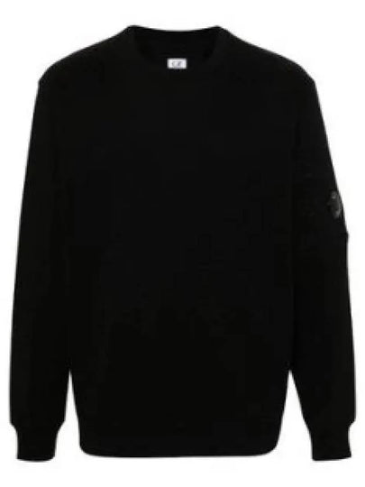 Diagonal Raised Fleece Lens Sweatshirt Black - CP COMPANY - BALAAN 2