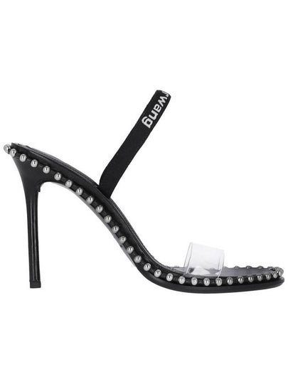 beaded PVC Nova sandal heel black - ALEXANDER WANG - BALAAN 2