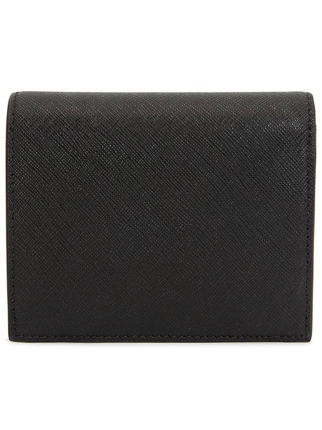 Logo Two-Fold Half Wallet Black - VIVIENNE WESTWOOD - BALAAN 3