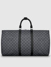 Keepall 45 Bandouliere Monogram Eclipse Duffel Bag Grey - LOUIS VUITTON - BALAAN 6