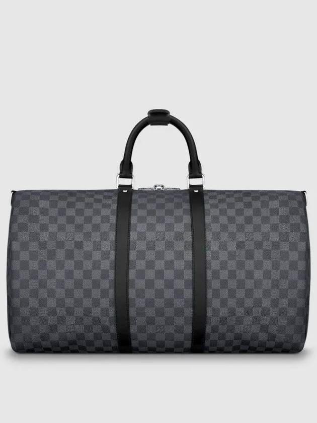 Keepall 45 Bandouliere Monogram Eclipse Duffel Bag Grey - LOUIS VUITTON - BALAAN 6