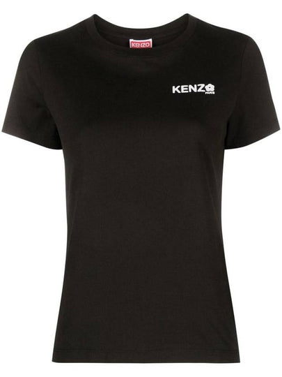 Boke Flower 2 0 Classic Cotton Short Sleeve T-Shirt Black - KENZO - BALAAN 2