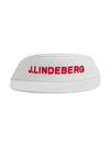 Viktor Embroidered Logo Visor White - J.LINDEBERG - BALAAN 1