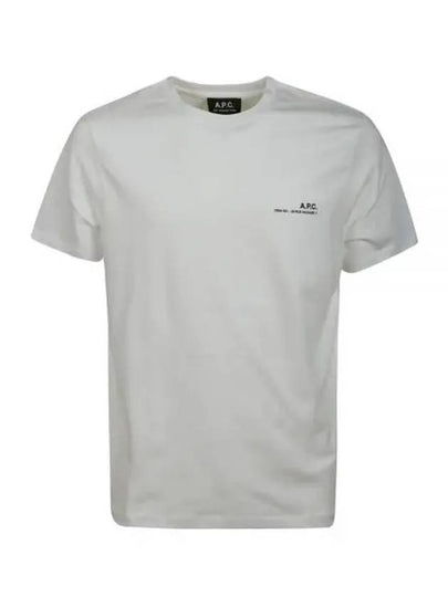 Men's Item Logo Cotton Short Sleeve T-Shirt White - A.P.C. - BALAAN 2