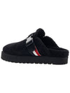 MON Suede Slippers Black - MONCLER - BALAAN 4