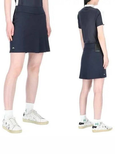 Thea Pleated Mini Skirt Navy - J.LINDEBERG - BALAAN 2