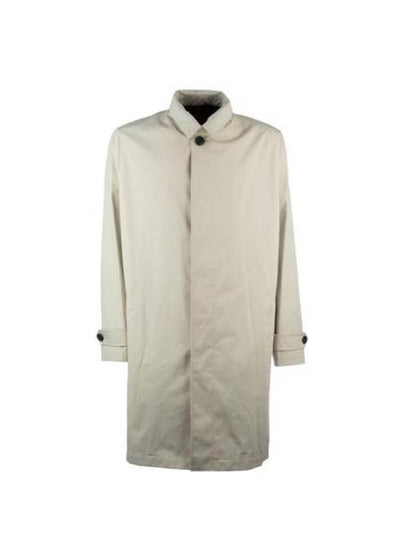 Water Repellent Regular Fit Gabardine Single Coat Beige - HUGO BOSS - BALAAN 2