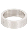 Numerical Logo Engraved Ring Silver - MAISON MARGIELA - BALAAN 2